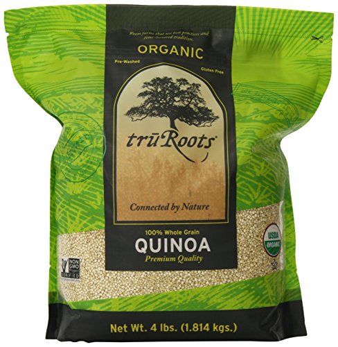 truRoots Organic Quinoa 100% Whole Grain Premium Quality, 4 lbs