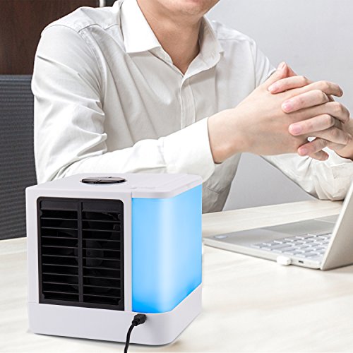 VANTAKOOL Personal Space Air Conditioner, 1 Mini USB Personal Space Air Cooler, Humidifier, Purifier, Desktop Cooling Fan for Office Household Outdoors - Thumbnail 6