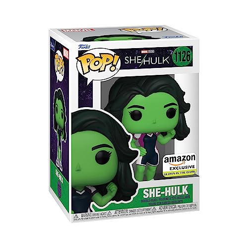 Pop! Vinyl: Marvel: She-Hulk - Exclusiva Amazon - Figura de Vinilo Coleccionable - Idea de Regalo- Mercancia Oficial - Juguetes para Niños y Adultos - TV Fans - Muñeco para Coleccionistas