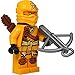 LEGO Ninjago Minifigure - Skylor Female Orange - Gold Ninja with Crossbow and Quiver (70746)