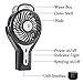 TianNorth Misting Fan Mini USB Handheld Humidifier Mist Water Spray Air Conditioning Moisturizing Fan Portable Face