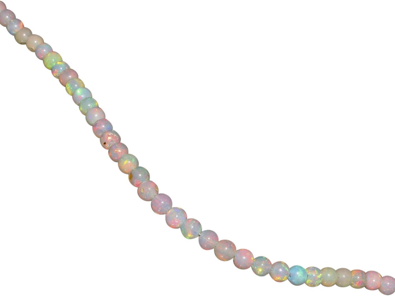 5cts AA Natural Fire Opal Crystals, Opal Beads, Opal Supply, Opal for Jewelry Projects, Crystals Beads for Pendant, Opal Plain Rounds, Handcrafted Loose Beads, Approx 3mm, 40+ Beads
