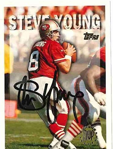 steve young signed football