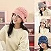 EnjoCho Clearance Sale!Women Winter Warm Floral Cap Beret Braided Baggy Knit Crochet Beanie Hat Ski Cap