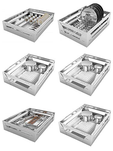Bloo Basket Stainless Steel Modular Kitchen Basket Sheet