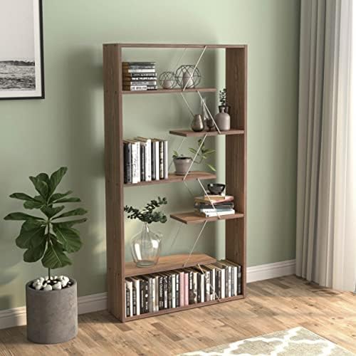 Rafevi Tars Modern Book Shelves for Living Room or Study Room Book