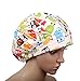 BW Doctor Scrub Cap Bouffant Surgical Hat With Sweatband For Women Ponytail (print 7)