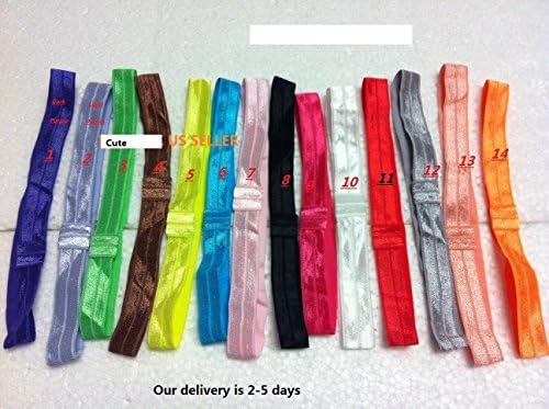 Infant Baby Girl Headband Headwear Elastic Hair Band Hairband LOT of 14