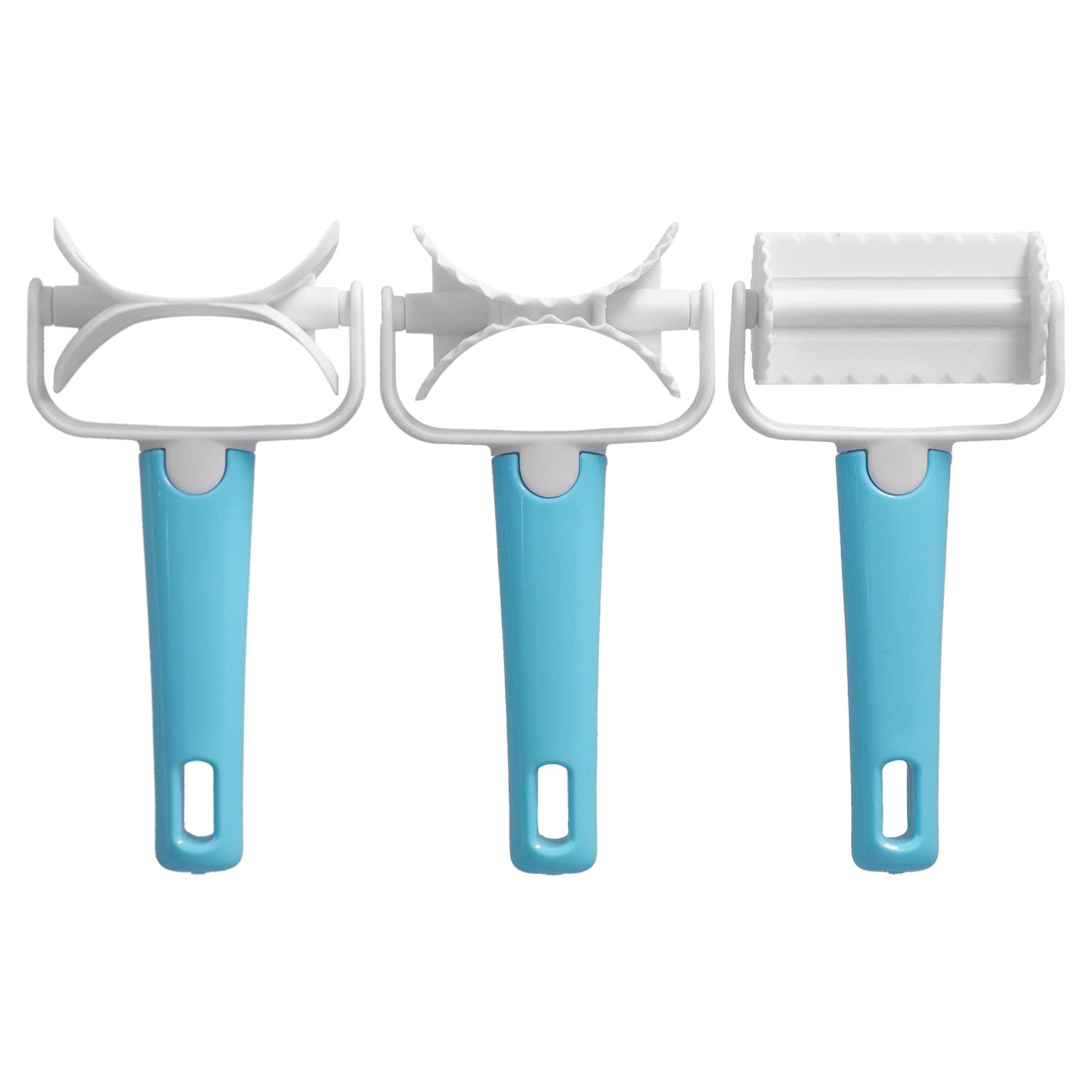 Dough Cutting Tool,3pcs/Set Rolling Crimped Cutter Baking Tool Pie Mold Pastry Blade Roller Angel Ravioli Dough Cookie Roller Cutter, Dough Lattice Roller Cutter Baking Tool