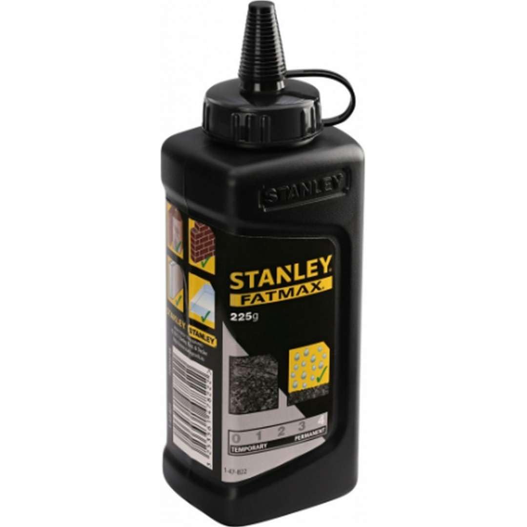 Stanley 9-47-822 Fatmax Xl Square Bottle Chalk Refill, 225g, Black
