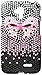 Aimo Wireless 3D Full Diamond Protector Case for LG Optimus L70 /Optimus Exceed 2 - Retail Packaging - Bow Tie/Pink