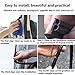 COOL·CAR 16Ft(5M) Car Door Edge Guards Edge Trim Rubber Seal Protector Car Protection Door Edge Sound Insulation Upgrade Two in one Fit Most Car