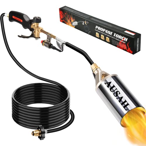 Propane Torch Weed Burner,Blow Torch,Heavy Duty,High Output 800,000 BTU