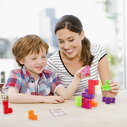 5 D+FantiX+Magnetic+Tetris+Puzzle+Building