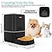 Iseebiz Automatic Cat Feeder 5L Smart Feeder Pet Food Dispenser App Control,Voice Recording,Timer Programmable, Portion Control, IR Detect, 8 Meals Per Day for Pet (Black Feeder with WiFi)thumb 1