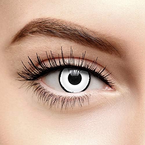 Coloured Contacts White Zombie Daily