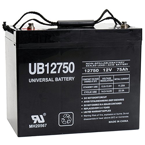 Buy Universal Power Group UB12750 12V 75AH Internal Thread Battery for