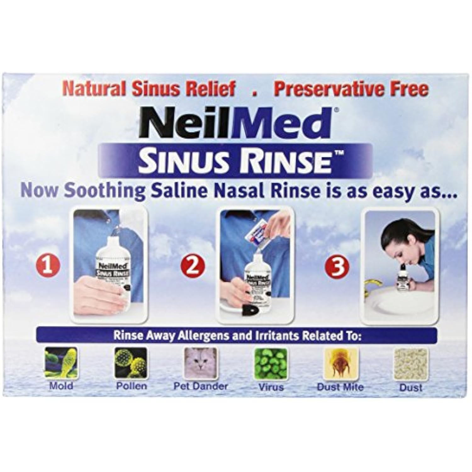 NeilMed Sinus Rinse - 250 Premixed Packets 705928002258| eBay