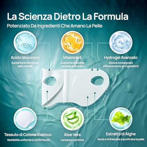 PLANTIFIQUE Double Chin Belt Face V-Line | Firming Masks for a Sculpted and Toned Face Contour | Natural Solution for a Young and Fresh Look | 5 Masks