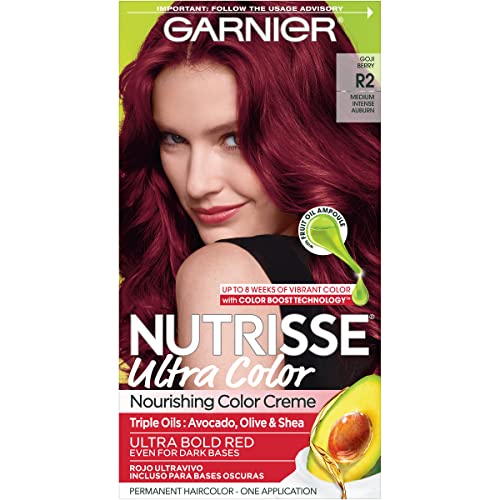 Garnier Hair Color Nutrisse Ultra Color Nourishing Creme, R2 Medium