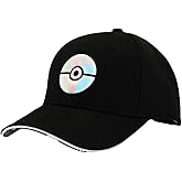 Bioworld Pokemon Holographic Pokeball Men's Elie Flex Black Baseball Cap