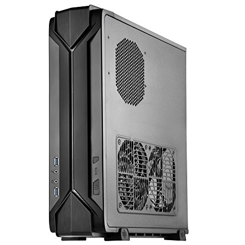 Silverstone-SST-RVZ03B-ARGB-Carcasa-de-Ordenador-Escritorio-Negro-Caja-de-Ordenador-Escritorio-PC-De-plstico-Acero-Mini-DTXMini-ITX-Negro-RojoVerdeAzul