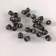 Less Lethal .50 Cal Paintballs 50 Cal 3.4 Grams PVC W Metal Ball Jaw Breaker Balls Black 100 Count