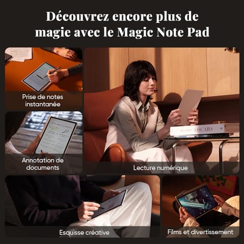 XPPen Magic Note Pad Tablette Graphique Autonome 10.95'' - Android 14, Stylet X3 Pro 16K, Écran X-Paper 90Hz, Tablette Dessin & Prise de Notes sans Ordinateur, 6Go+128Go