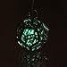 FM FM42 Polyhedral Locket Pendant Necklace with The Signs of The Zodiac & Glow in The Dark Ball GN2006