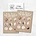 Hadley Designs Hilarious Baby Shower Games Set – 25 Double-Sided Cards for 25 Guests, Beer Belly or Baby Bump Game, Gender Neutral and Fun for Boys & Girls (Rustic)