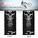 JOEYOUNG Skull Face Mask UV Sun Dust Neck Gaiter Bandana Headwear Motorcycle