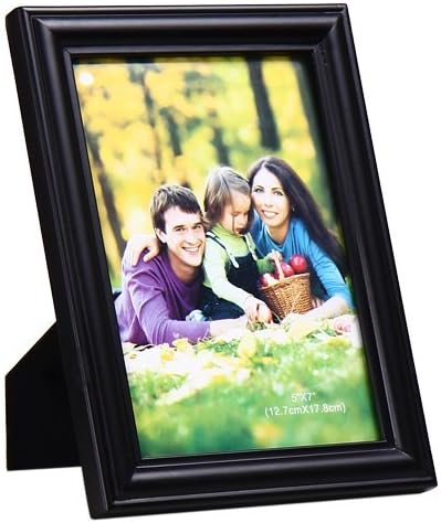ELEGAN Black Wood Poster Photo Picture Frame - 5x7 inch