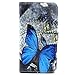 Galaxy S6 case,JanCalm [Kickstand] New Pattern Premium PU Leather Wallet [Card/Cash Slots] Flip Case Cover for Samsung Galaxy S 6 (NOT FIT S6 Active) + Crystal Pen (Lovely Butterfly)