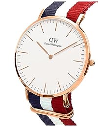 Daniel Wellington de los hombres 0103DW Classic Cambridge Reloj con Multicolor banda