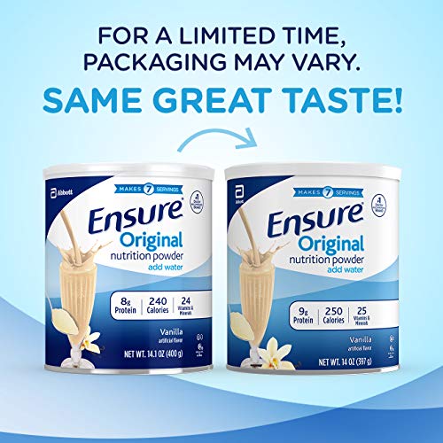 Ensure Original Nutrition Shake Powder with 9 Grams of Protein, Meal