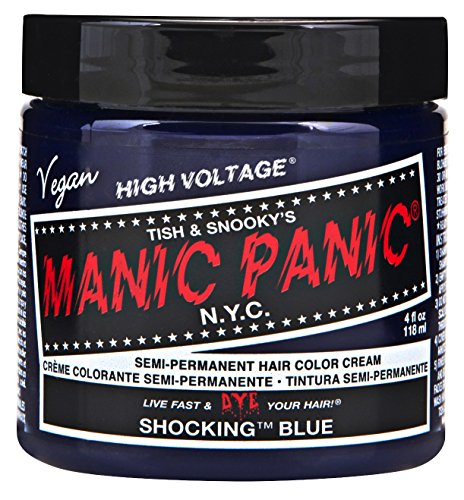 Manic Panic Semi-Permament Haircolor Shocking Blue 4oz (2 Pack)