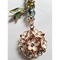 Spring Flower rear view mirror hanger, Unique Car Charm, Car, Truck, Window, Rear View Mirror Hangers, sun catcher