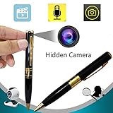 Bysameyee Meeting Video Recorder Camera Pen, Mini Portable DVR Cam Wireless PenCam Security Camcorder (Pack of 1)