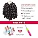 Roktress 6 Packs 8 Inch Jamaican Bounce Crochet Hair Jumpy Wand Curl Crochet Hair African Ombre Kanekalon Synthetic Crochet Braiding Hair Extensions For Black Women (8