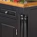 Home Styles Monarch Slide Out Leg Kitchen Island with Granite Top