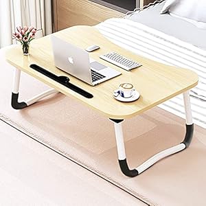 Large-Foldable-Bed-Tray-Lap-DeskPortable-Lap-Desk-with-Tablet-Phone-Slots-Perfect-for-Watching-Movie-on-Bed-Or-As-Personal-Dinning-Table Large Foldable Bed Tray Lap Desk,Portable Lap Desk with Tablet & Phone Slots Perfect for Watching Movie on Bed Or As…