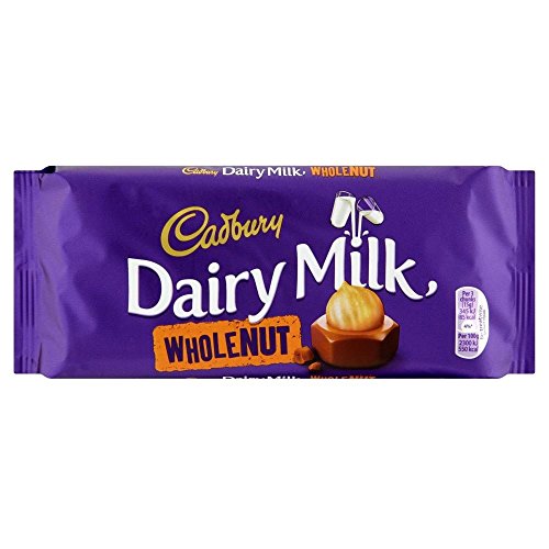 Buy Cadbury Dairy Milk Chocolate Whole Nut Bar (120g) Pack of 2