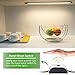 Ustellar Update LED Under Cabinet Lighting 6 Panel Kit, 2400lm Hand Wave Activated 12in Under Counter Light, 12V DC 48W Fluorescent Tube Equivalent, LED Light Bar for Kitchen Closet , 3000K Warm White