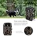 LESHP Trail Hunting Camera, Wildlife Camera with 12 MP 1080P HD Time Lapse 65ft 120° Wide Angle Infrared Night Vision 42pcs IR LEDs 2.4
