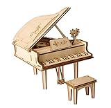 ROBOTIME 3D Laser-Cut Puzzle Grand Piano Model Kits