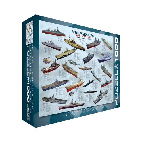 EuroGraphics WWII War Ships 1000 Piece Puzzle