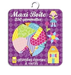 Maxi boîte 250 gommettes - Grandes formes à motifs
