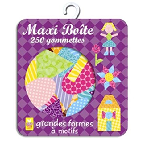 Maxi boîte 250 gommettes - Grandes formes à motifs