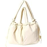 LESCATO New Puffy Tote Bag for Women Soft & Lightweight Puffer Women Handbag Large Puffy Lady's Bag Backpack Shoulder Bag