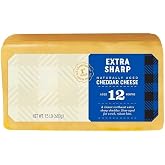Naturally Aged Extra Sharp Cheddar Cheese has a citrusy, extra sharp flavor. Pair this sophisticated Vermont cheese with roasted nuts and chilled beer to make your snack hour special or simply add to sandwiches for hearty meal option.. [ 24 oz , 1.5 lb ]